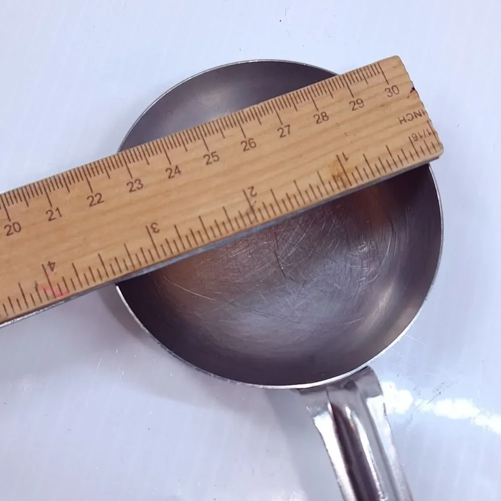 Grip N Serv Spoodle Solid stainless steel spoon ladle Black Handle Serve USA